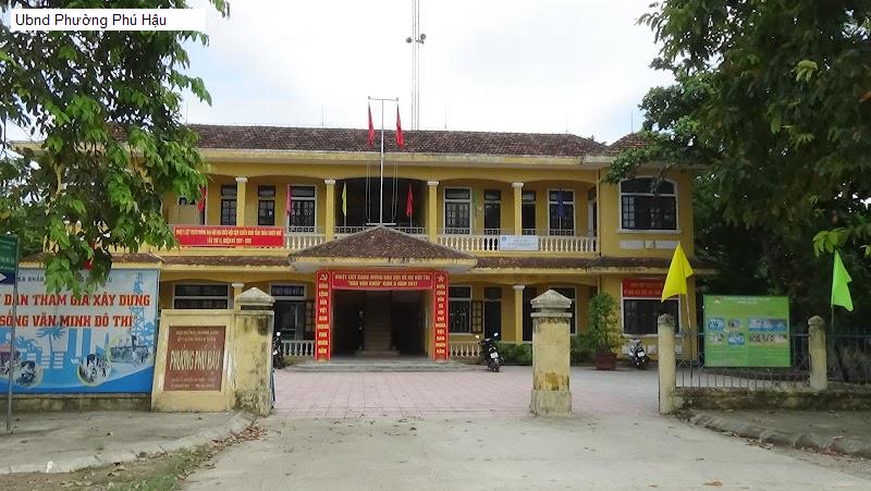 Ubnd Phường Phú Hậu