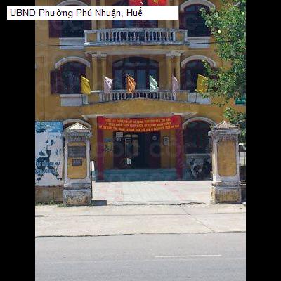 UBND Phường Phú Nhuận, Huế