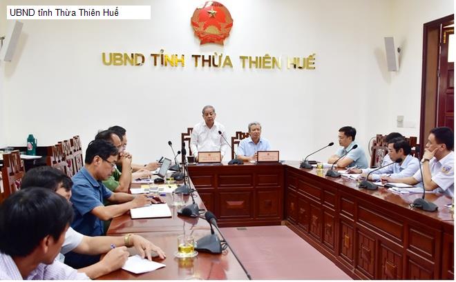 UBND tỉnh Thừa Thiên Huế