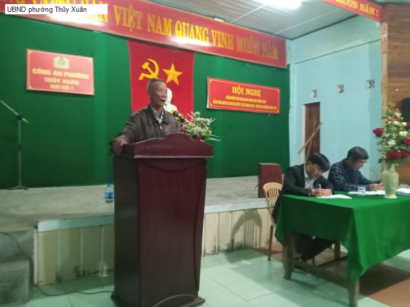 UBND phường Thủy Xuân