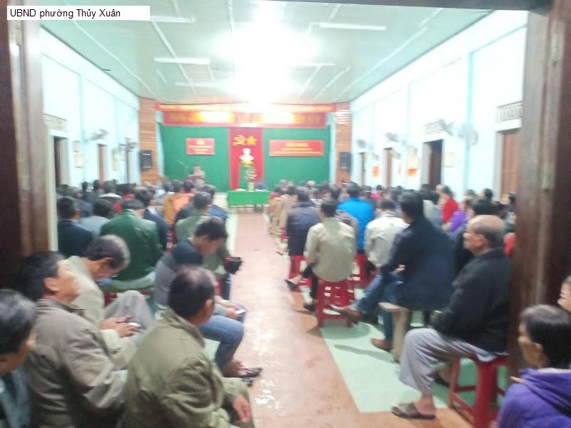 UBND phường Thủy Xuân
