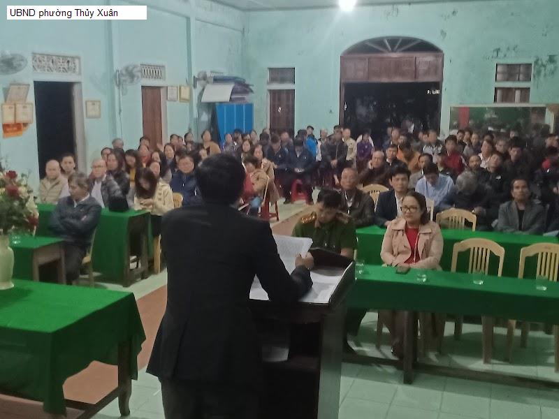 UBND phường Thủy Xuân