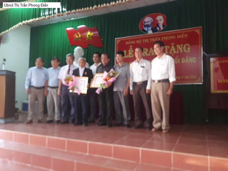 Ubnd Thị Trấn Phong Điền