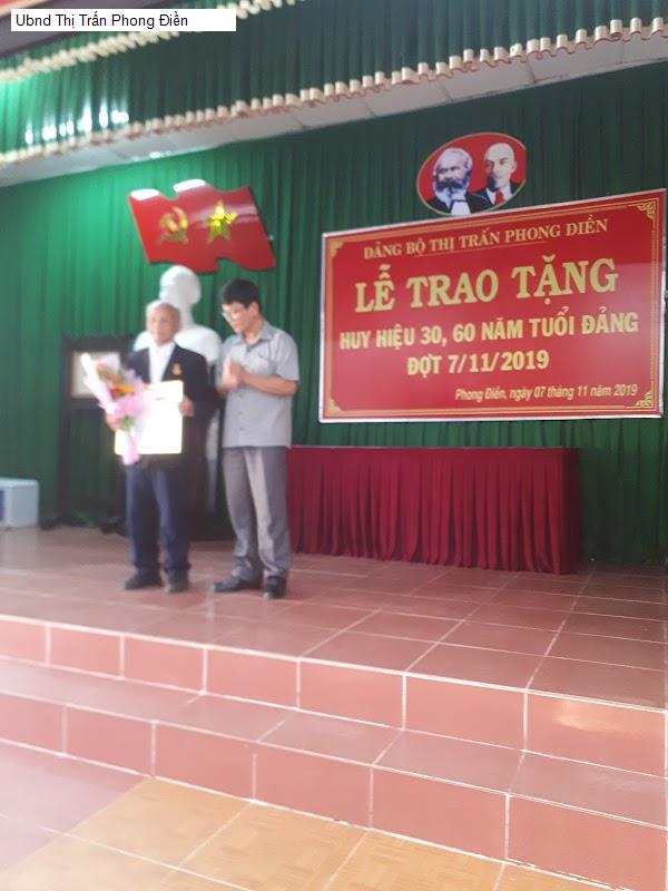 Ubnd Thị Trấn Phong Điền