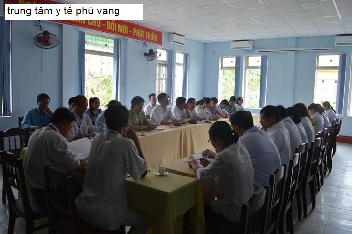 trung tâm y tế phú vang