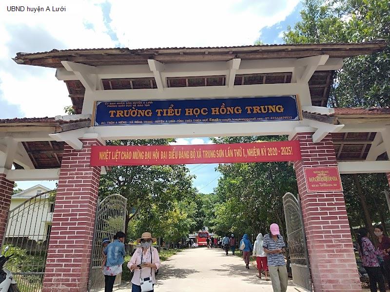 UBND huyện A Lưới