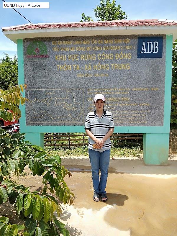 UBND huyện A Lưới