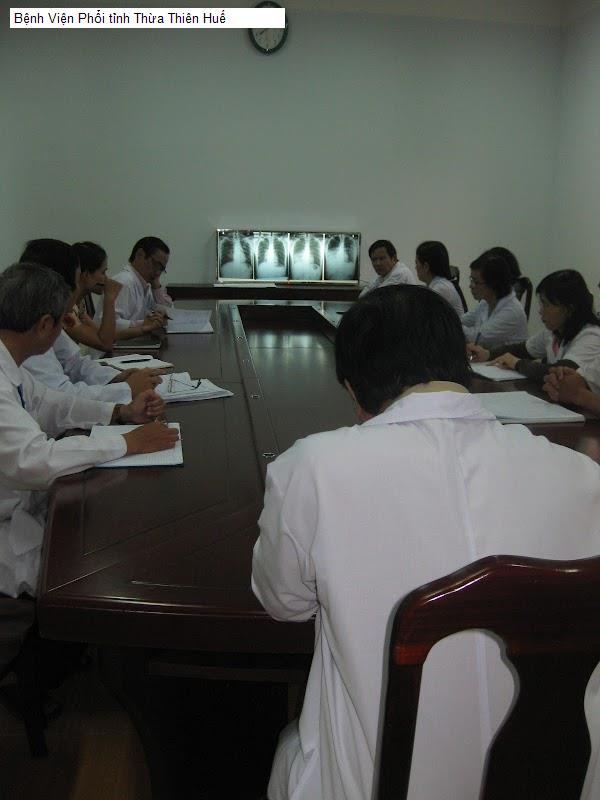 Bệnh Viện Phổi tỉnh Thừa Thiên Huế