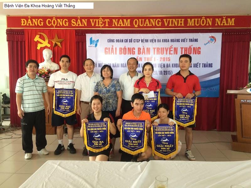 Bệnh Viện Đa Khoa Hoàng Viết Thắng