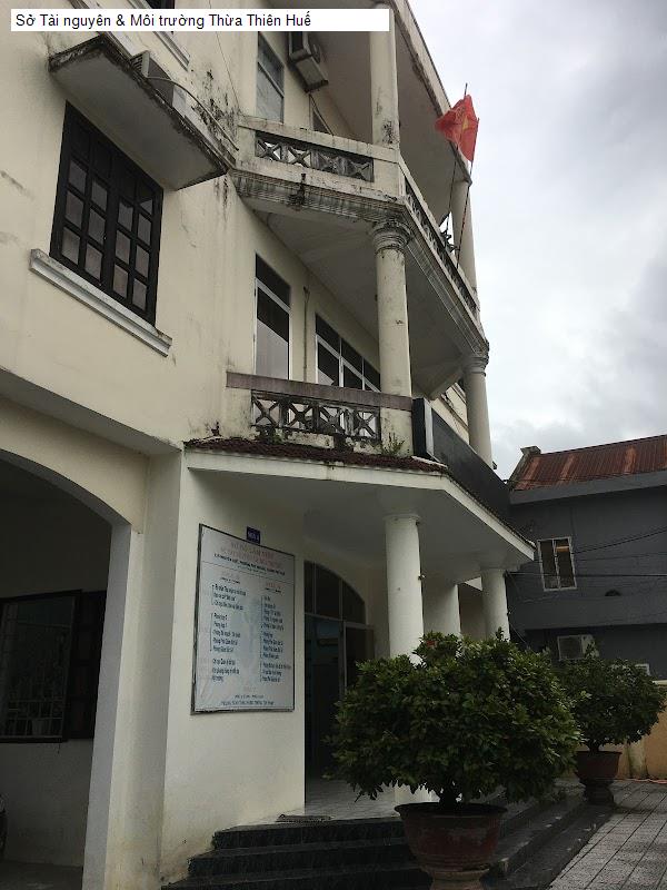 Sở Tài nguyên & Môi trường Thừa Thiên Huế